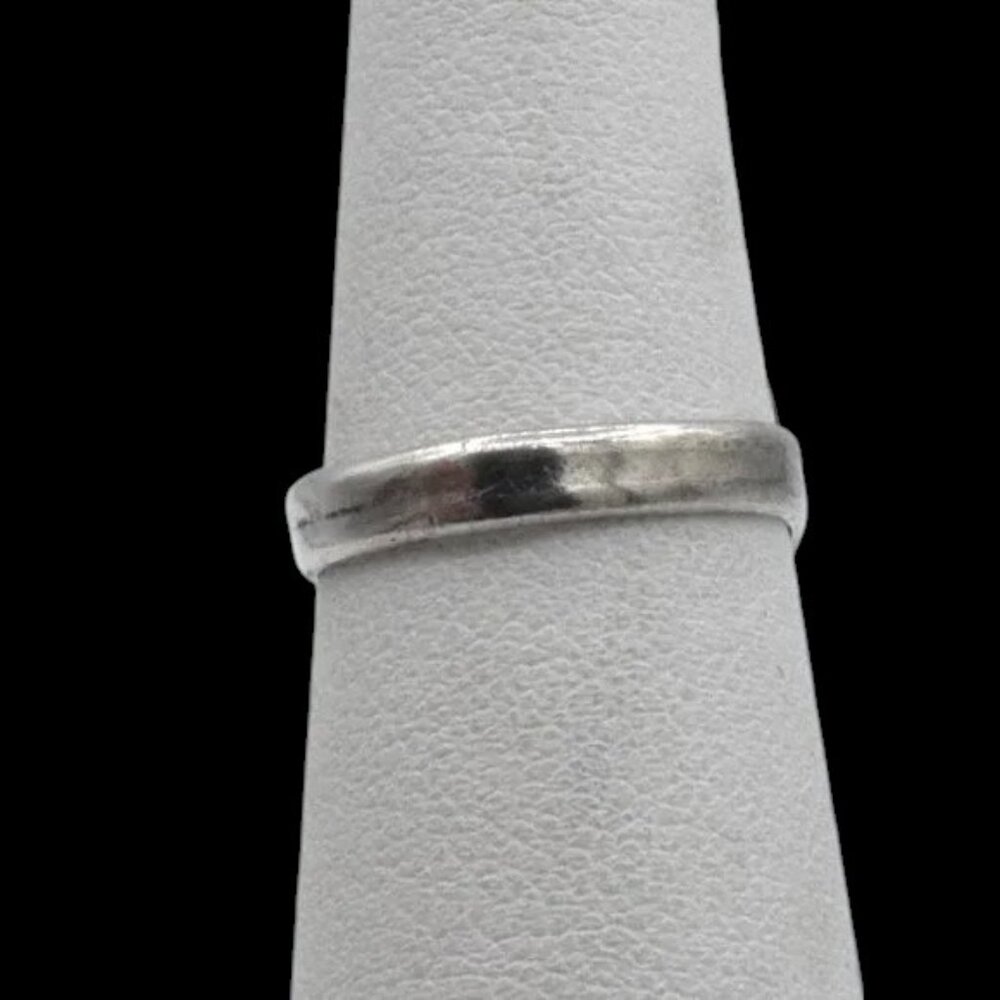 Vintage Zuni Sterling MOP Floral Inlay Ring Size 5 - Picture 4 of 5